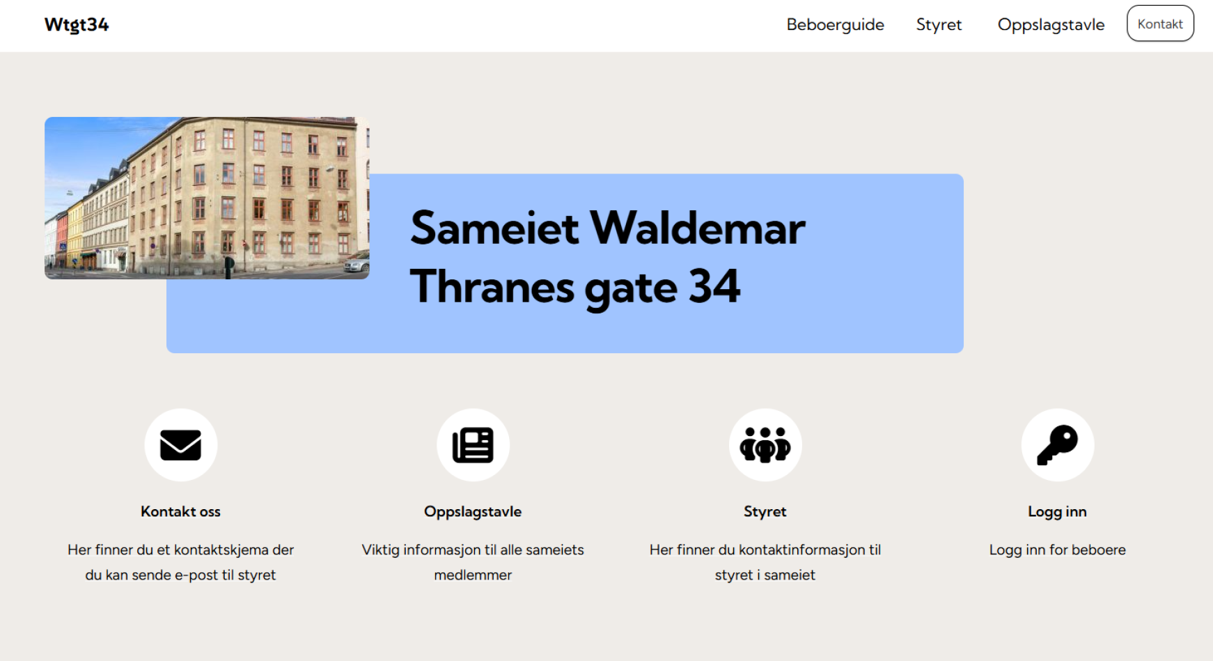 Sameiet Waldemar Thranes gate 34